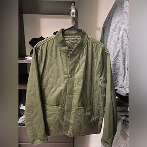 J.Crew Onion Quilted Insulated Bomber Jacket